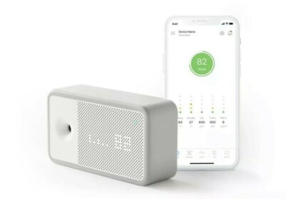 Awair Element indoor Wi-Fi Air Quality Monitor Humidity, CO2