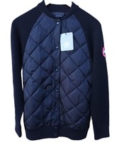 Canada Goose Hybridge Quilted Knit Bomber Jacket, Black Size Xs Rrp £625 Bnwt