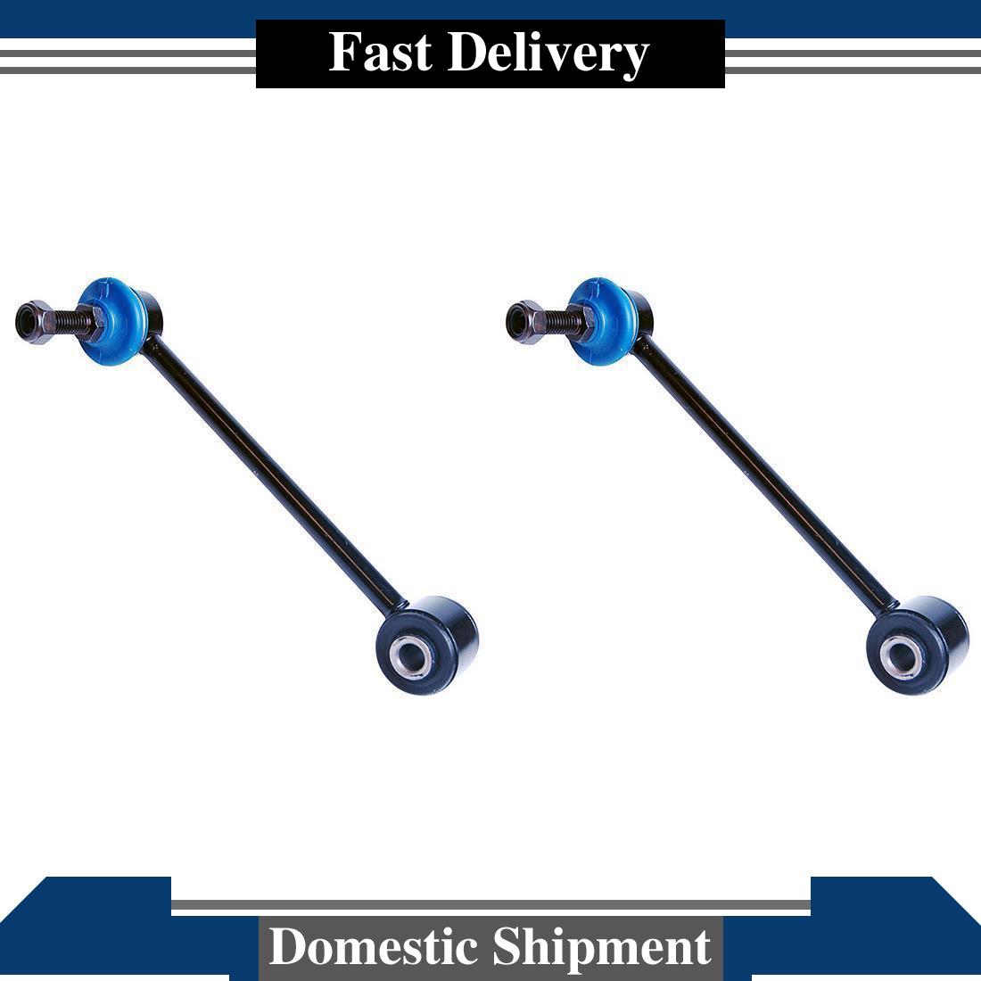 Mevotech Supreme Rear 2X Stabilizer/Sway Bar Link Kit For Dodge Ram 1500