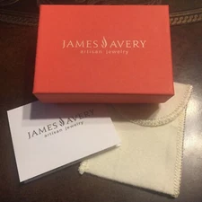 James Avery Jewelry Gift Presentation Box w/ Felt Pouch Card - Icing on the cake