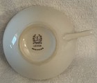 V005 Vintage Lenox Coupe Off White Flat Cup And Saucer — photo 9