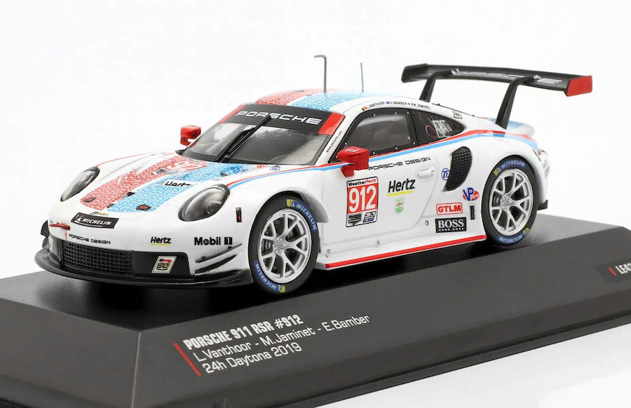 IXOMODELS - PORSCHE 911 RSR #912 24h Daytona 2019 L.VANTHOOR / G.BRUNI / E.BA...