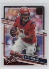 2023 Panini Clearly Donruss Clearly The Rookies Red 26/100 CJ Stroud #12 13yp