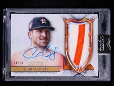 Alex Bregman 2024 Topps Dynasty Baseball Dynastic Deed DAP-AB4 Auto Patch #04/10