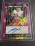 2022 Leaf Valiant Rising Stock Jayden de Laura Autograph 2/5 Pink Crystals AU RC