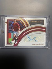 Daniele De Rossi Autograph Card 91/99 Panini Immaculate Soccer Signed