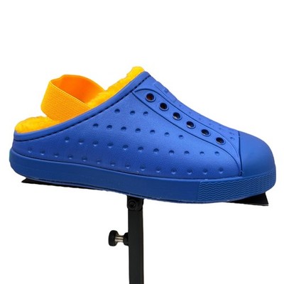Native Jefferson Toddler Boys Slip-On Cozy Clogs Size 8 Blue-Yellow Warm Shoes