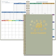 Monthly Budget Planner - 14 Months Undated Financial Planner Organizer Budget Bo