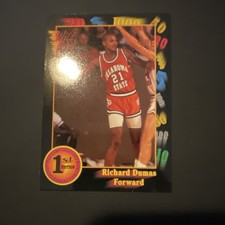 Wild Card 1992 Collegiate 1st Edition Richard Dumas #39 Basketball Card