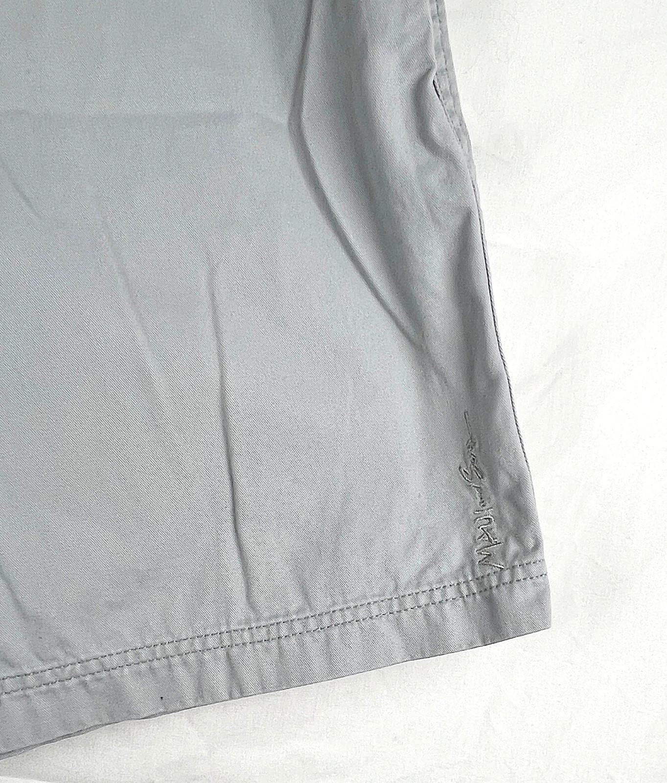 Maui & Sons Gray Cotton Twill Chino Shorts Size 38 (actual 34") image 3