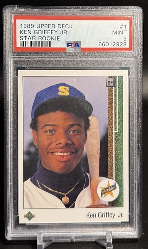 1989 KEN GRIFFEY JR UPPER DECK STAR ROOKIE PSA 9 MARINERS 1