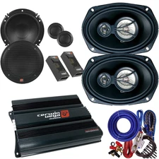 Cerwin Vega CVP1200.4D 1200W Amp | XED650C & XED693 Speakers Upgrade + Kit