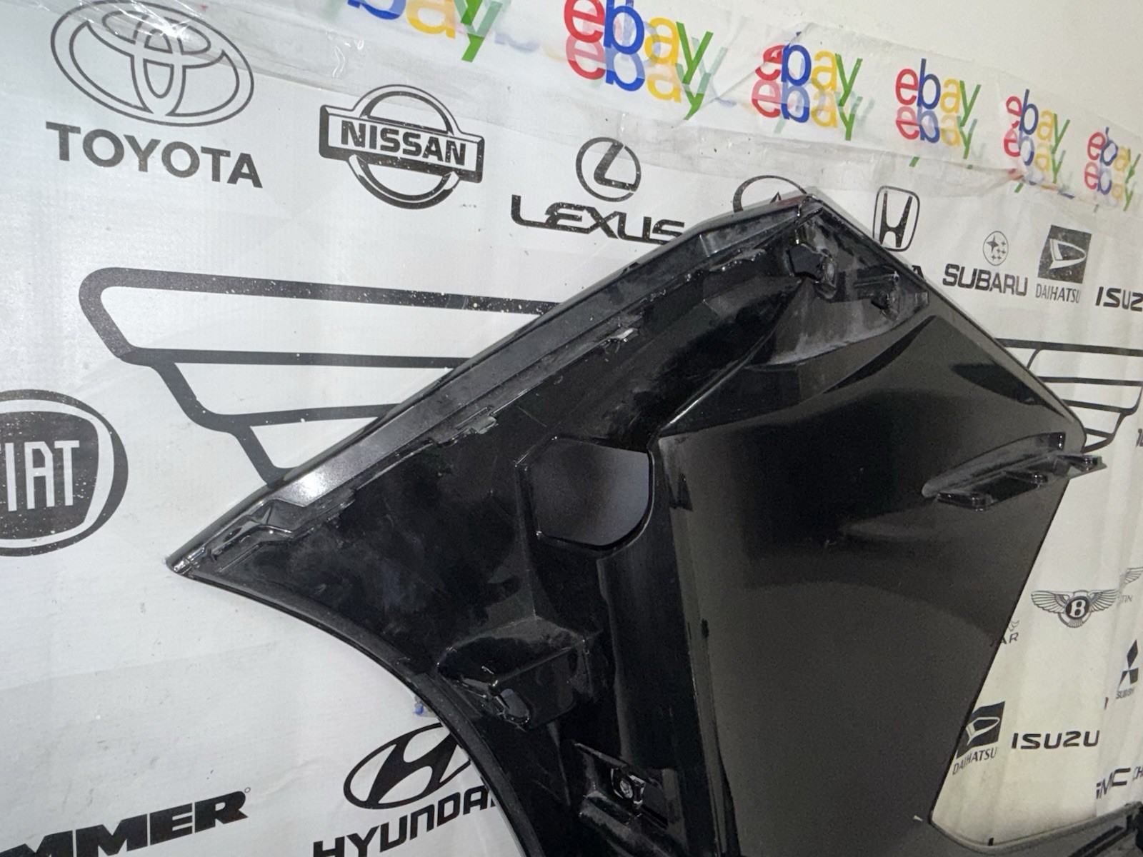 OEM BLACK LAMBORGHINI REVUELTO REAR DRIVER SIDE QUARTER PANEL FENDER
