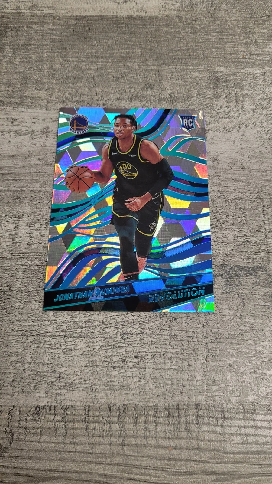 2021-22 Panini Revolution CUBIC Jonathan Kuminga Rookie Card #108 1/50 SP