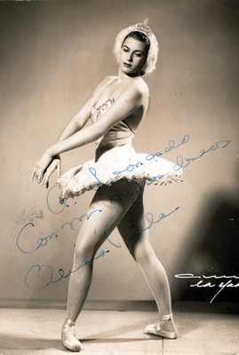 CUBA CUBAN BALLET MARGARITA PARLA STUNNING PORTRAIT 1950s ARMAND PHOTO MA41
