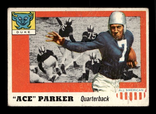 Ace Parker #84 1955 Topps All American card