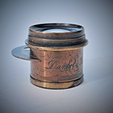 RARE Antique Darlot Paris Brass Barrel Lens