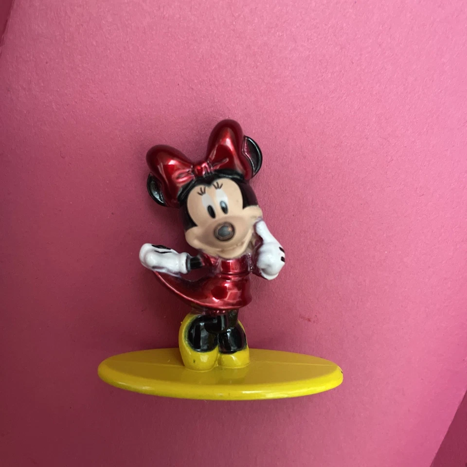 MINNIE MOUSE DISNEY 1.5” ACTION FIGURE DIE-CAST NANO JADA TOY (PRE-OWNED) - Image 4 of 4
