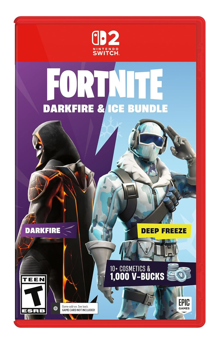 追加特典未使用　Nintendo Switch Fortnite FORTNITE - Darkfire & Ice Bundle - Nintendo Switch 2 (Code in Box