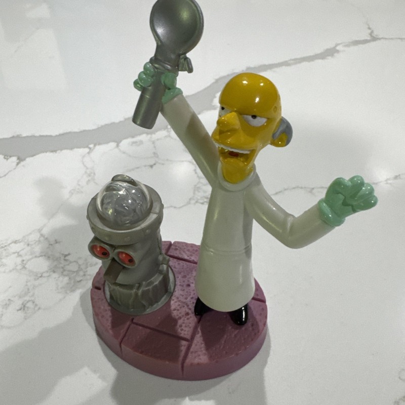 Simpsons Burger King Spooky Light-Ups Halloween Toy Figure Mr. Burns 2001