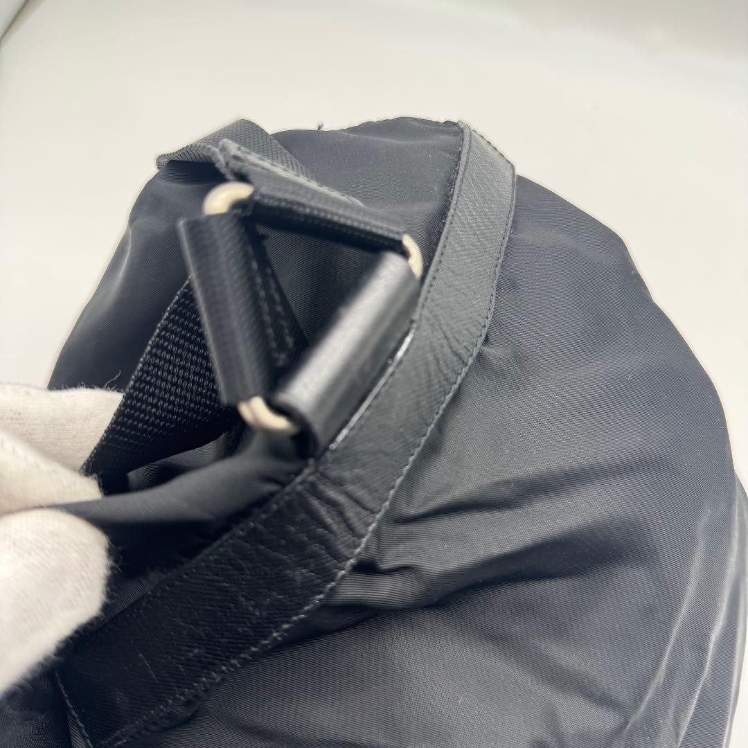 PRADA backpack Saffiano leather triangular logo b… - image 15