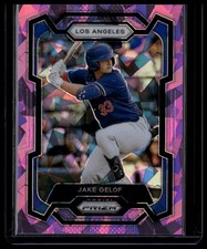 2024 Panini Prizm #41 Jake Gelof Pink Ice Prizms