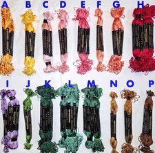 J&P COATS Vintage retire STRANDSHEEN Boilfast Rayon PICK embroidery floss thread