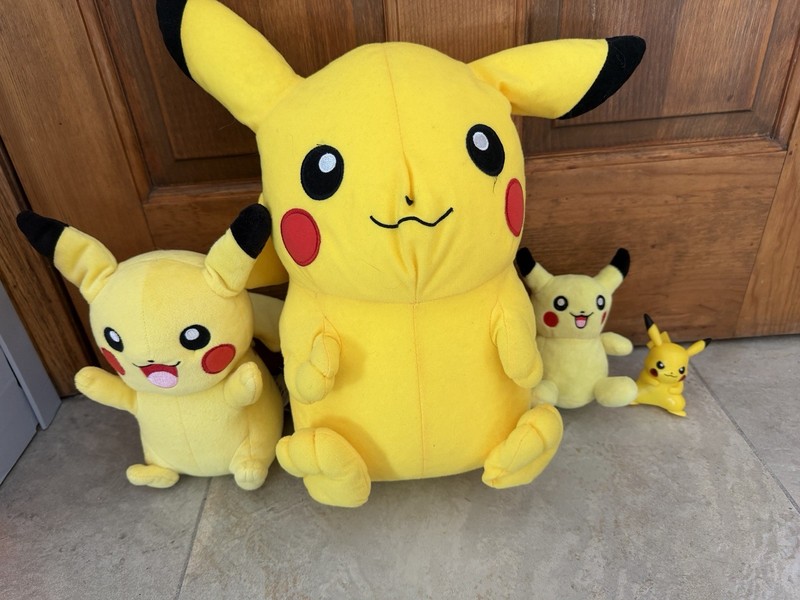 Pokemon 16” Pikachu Stuffed Animal - Plus Talking Plush, Small Plush And Figure