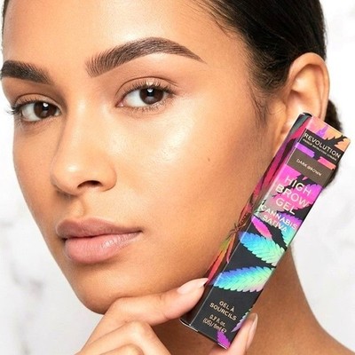 REVOLUTION High Brow Gel Dark Brown 6 ml/0.2 oz NEW SEALED NIB