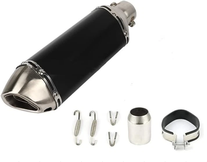 Motorrad Schalldämpfer, Endschalldämpfer, Auspuff, Edelstahl, Aluminium, 38–5... - Bild 3 von 4