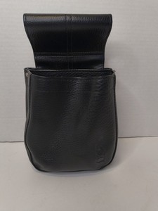 Vintage Bob Allen Black Leather Pouch Bag Holster