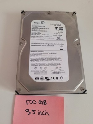Seagate Barracuda 7200.10 3.5'' internal hard drive- Used