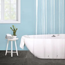 36x72 Clear PEVA Shower Curtain Liner, Waterproof for RV or Home with 3 Magnets