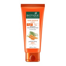 Biotique Bio Carrot 40 SPF UVA/UVB Sunscreen Ultra Soothing Face Lotion 50ml.