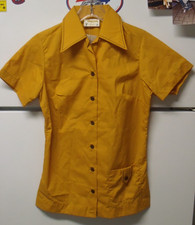 Vintage 1970s Ladies King Louie Bowling Shirt - Dead Stock - Size 30