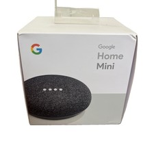 Google Home Mini Smart Assistant - Charcoal GA00216-US , New/Sealed