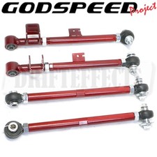 Godspeed Adjustable Rear Lateral Link Set Kit For Subaru Forester Sf 1998-02