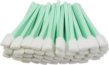 100Pc 5.1" Square Rectangle Foam Cleaning Swab Sticks for Solvent Format Inkjet
