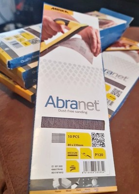 Mirka Abranet Schleifstreifen 80 x 230mm Klett P120 AE175F1012 10 St