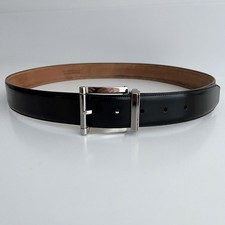 DOLCE GABBANA Men's Polished Leather Belt.
