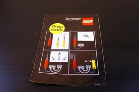 Vintage LEGO 8040 Technic Universal Pneumatic Set Near Complete Manual & Insert