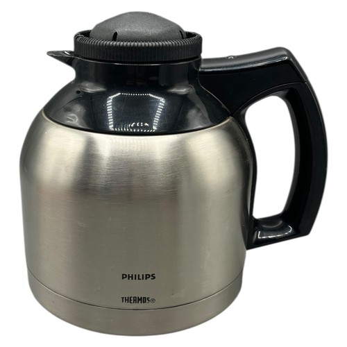 Philips Kaffeemaschine Thermos Kanne Ersatzkanne Kanne Ersatzteil 18cm Edelstahl