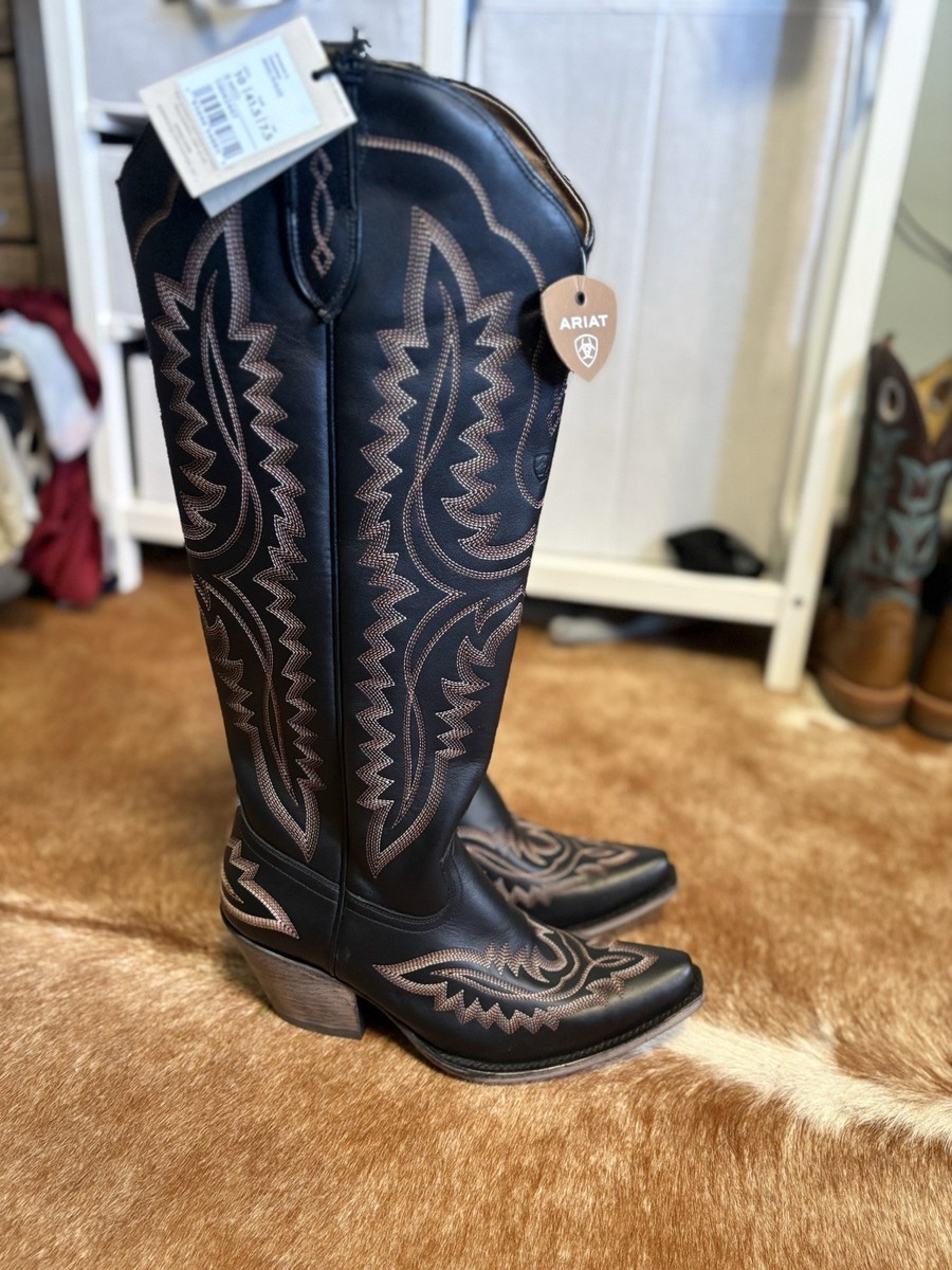 Black Ariat Casanova Womens Cowgirl Boots New With Tags 10B  display picture 2