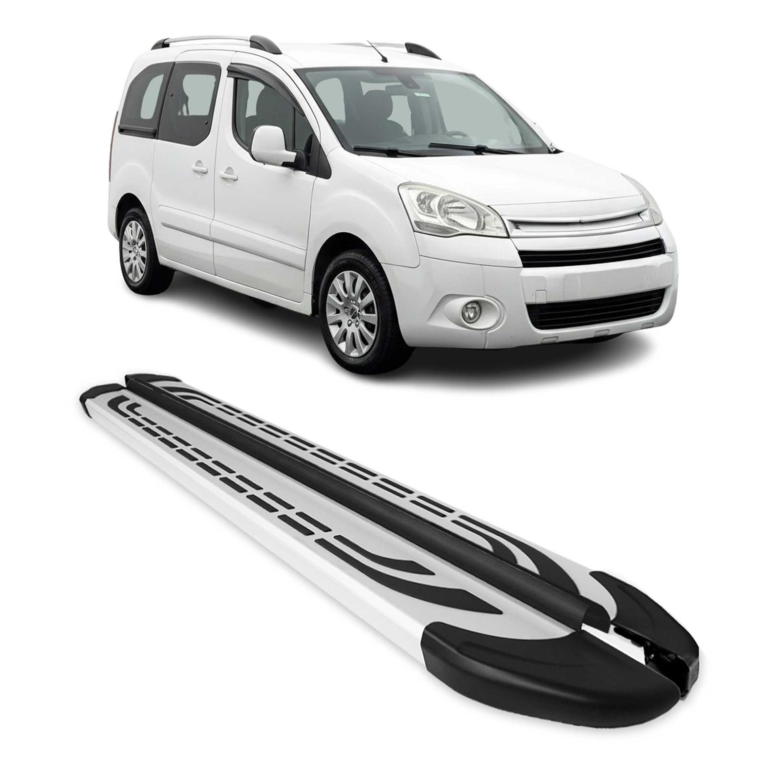 Marchepieds Berlingo 2008-2018 antidérapants en aluminium robuste