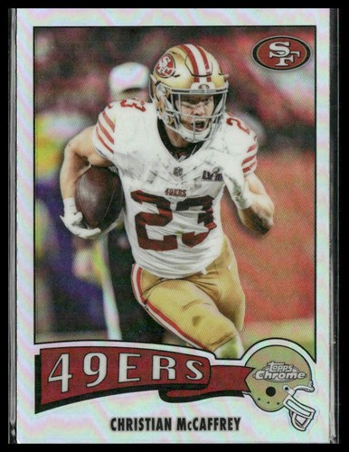 2025 Topps Chrome #1975-29 Christian McCaffrey 1975 Topps Refractor