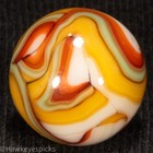 Sammy's KETCHUP MUSTARD RELISH Swirl Marble 5/8"- Mint Hawkeyespicks sg — photo 1