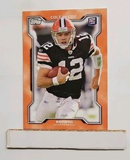 2010 Topps Gridiron Giveaway Colt McCoy RC #GR-9 Rookie Cleveland Browns R1