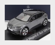 1:43 NOREV Renault Megane E-Tech 100% Electric 2022 Grey Black NV517920 Model