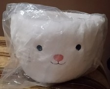 Easter Bunny Basket Soft Plush White Easter Egg Hunt Fun