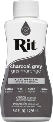 Rit All Purpose Liquid Dye Charcoal Grey 236ml 
